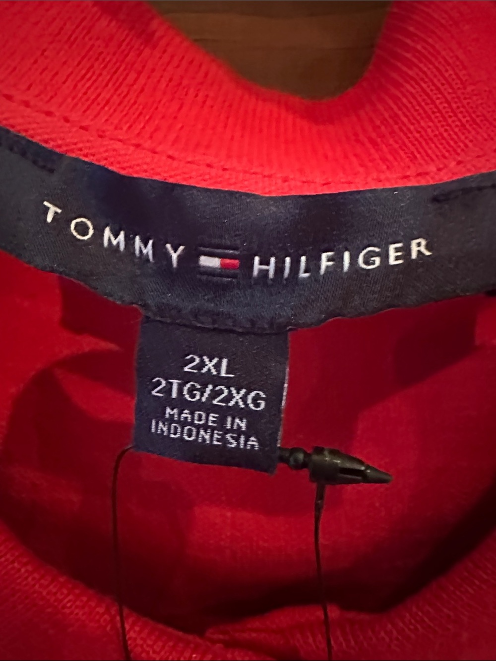 Tommy Hilfiger Red Sleeveless Polo Tank Top - Picture 2 of 5